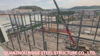 Pre Assembled Metal Sheds Galvanized Storage Building Metal Frame Storage Sheds Structural Steel Portal Frames