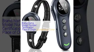 Humane Smart Dog Training Collar with IPX7 Waterproof Rechargeable Design and Fashion Nylon & Plastic Adjustable