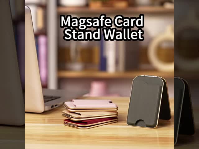3 Cards Magsafe Stand Wallet Waterproof with Kickstand Function