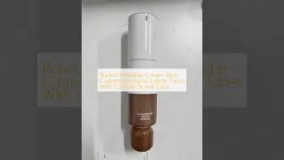 Round Refillable Cream Tube Customized Hand Lotion Tubes With Cylinder Screw Caps