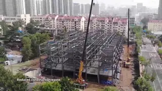 Steel Structure Large Span Metal Building Industrial Warehouse Workshop Self Storage Steel Building Hangar Garage Aircraft