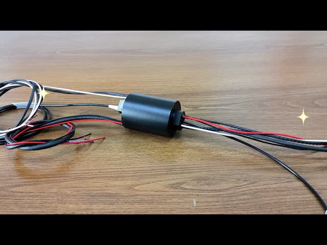 Single-Mode Fiber Optic Slip Ring with 1550/1310 nm Wavelength and 16 Electrical Circuits for High-Fidelity Signal Transmission