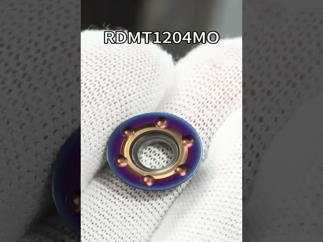 RDMT1204 MO Tungsten Carbide CNC Insert 12.04mm High Hardness Milling Tool