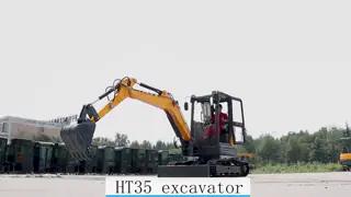 Tackle Diverse Challenges with the HT35 Small Excavator