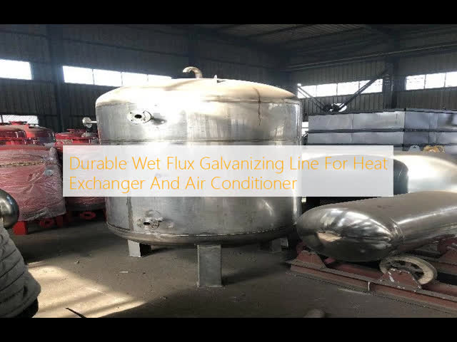 Durable Wet Flux Galvanizing Line For Heat Exchanger And Air Conditioner