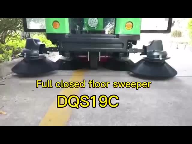 DQS19C 74.8 inch clean width Fully-enclosed Ride-on Floor Sweeper