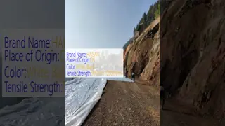 100-100kn Resistencia a la tracción Geotextil tejido ideal para sistemas de drenaje y refuerzo del suelo longitud de 50m a 100m