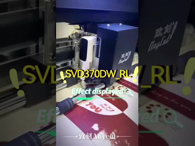 Anycut SVD370DW_RL Wheel-Type Creasing & Cutting Machine Precise Positioning 1600mm/s