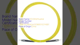 SC-SC デュプレックス/シンプレックス パッチ コード