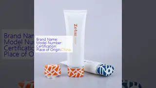 Oval Cleanser Tube Customized Body Lotion Tube Packaging 40mm Diameter