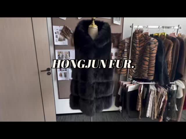 Fluffy Faux Fox Fur Waistcoat