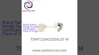 TDMT120423ZDSLST-M Inserts en carbure CNC pour outils de fraisage spéciaux et applications de coupe d‘acier à usage intensif