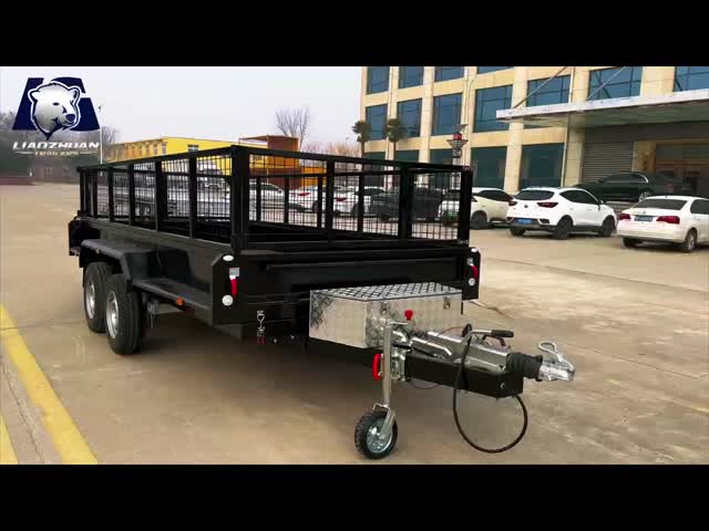 EU 14x6 Hydraulic Single-axis Tipper Painting Trailer 3500kg ATM (Electric Brake)