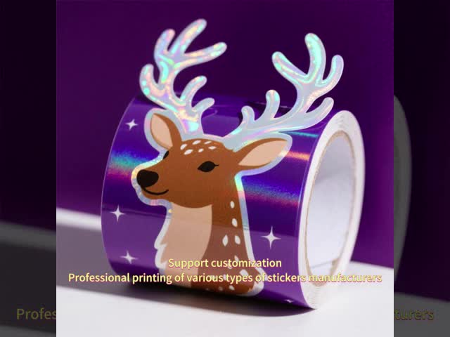 Food Grade Material Surface Handling Gravure Printing Holographic Paper Strain Label Foil Vinyl Stickers Packaging Retort Pouch Bag