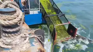 Keda Custom Aquatic Weed Harvester with 45 kW Engine, 2m Mowing Width, and Full Hydraulic Drive