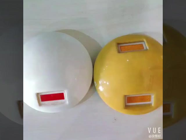 Ceramic Road Stud with Double Common Reflector and 20tons+ Anti-corrosion for Highway Safety