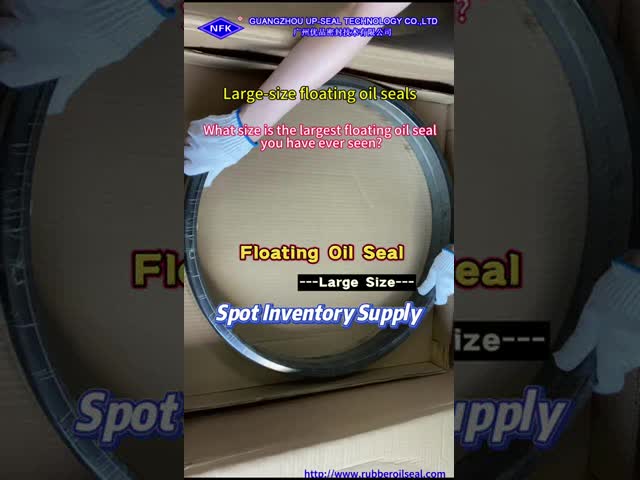 Wear-resistant NBR Material Floating Oil Seal for Heavy-duty Excavator and Construction Machinery