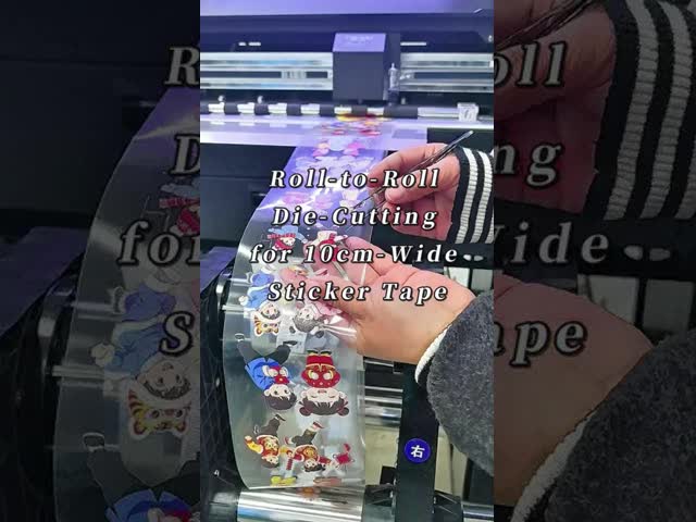 New Upgrade Auto Feeding Paper and Discharging Waste  Roll To Roll Cutting plotter