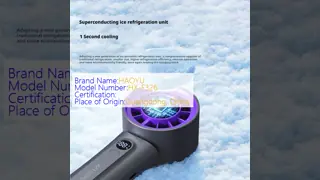 Customized Logo Foldable High Speed Handheld Fan With 100 Gear Infraspeed Turbo Tech