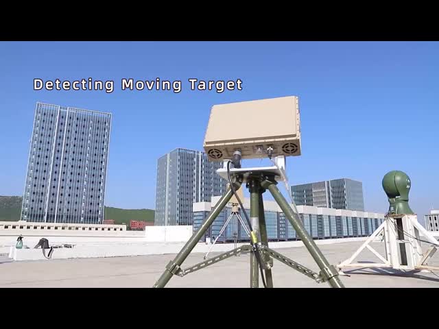 40cm Antenna Size Phase Sweep Range Drone Detection Radar Detection With Long-distance Thermal Camera