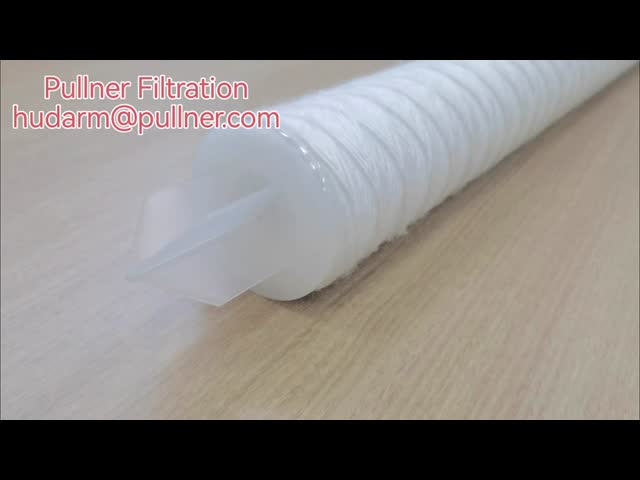 OD 50mm / 60mm String Wound Filtration Cartridge For Glass Fiber Media
