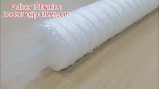 OD 50mm / 60mm String Wound Filtration Cartridge For Glass Fiber Media