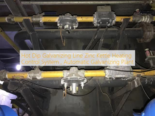 Hot Dip Galvanizing Line Zinc Kettle Heating Control System , Automatic Galvanizing Plant 