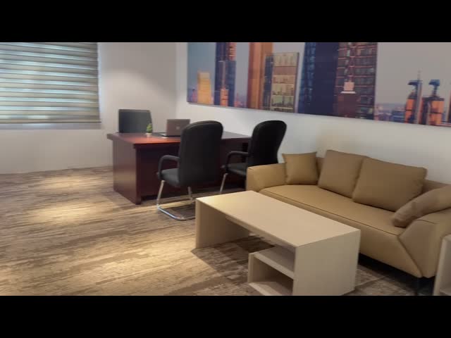 2.2M High-end L Shape Boss Office Desk Executive Office Desk And Cabinet