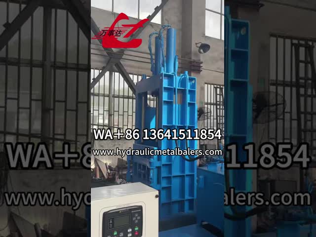 Y82-100 Vertical Hydraulic Baler with 100-Ton Press Force and 1220 × 920 mm Bale Size for Commercial and Industrial Recycling