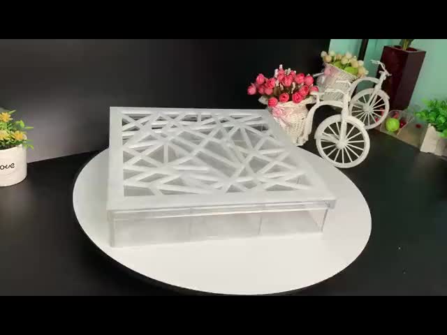 High Transparency Acrylic Clear Storage Boxes Customized Organiser Box