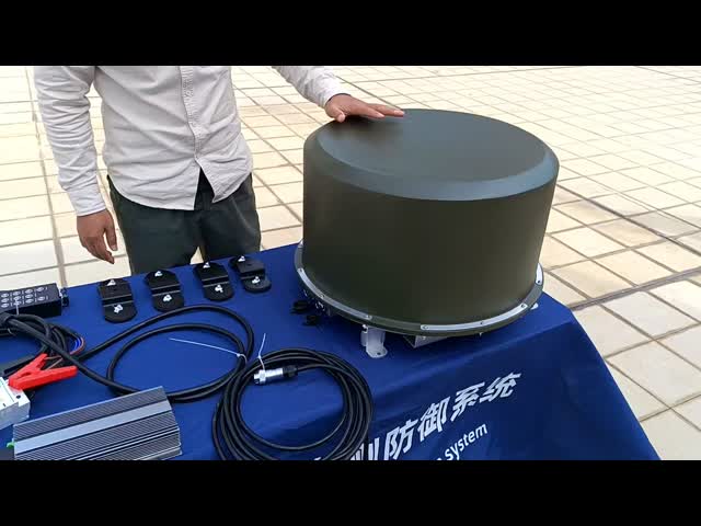 2-3km Range Vehicle Drone Jammer Easy Installation Fixed Type Antenna Internet