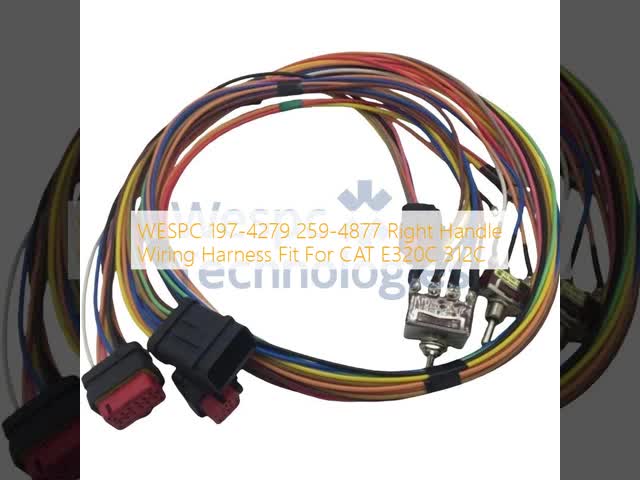 Excavator Wiring Harness Fix E0C C