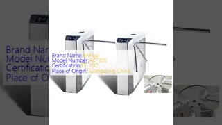 TTL232 Communication Interface Tripod Turnstile Gate with Relative Humidity Less Than 99% and Max Passage Width ≤550mm for Secure Access Control