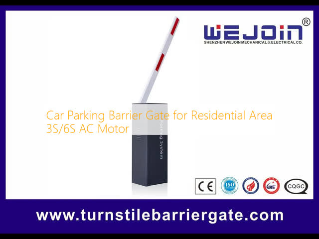 Car Parking Barrier Gate for Residential Area 3S/6S AC Motor