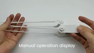 Marking Area L 48*W 25 mm US-PS400R Indicative Security Truck Container Pull Tight Plastic Seal 400*25*6.4 mm