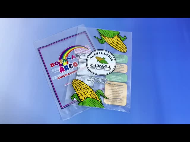 OEM Custom Printed Food Grade Plastic Sealed Bag With Clear Window For Rice Flour Bean Nuts