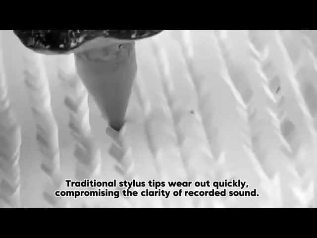 CVD Mono Synthetic Diamond Stylus Customizable Abrasive Grain Sizes