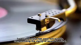 CVD Mono Synthetic Diamond Stylus Customizable Abrasive Grain Sizes