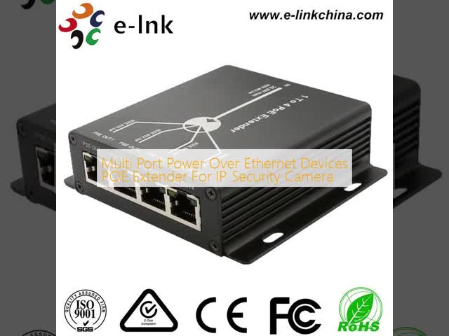 Multi Port Power Over Ethernet Devices POE Extender For IP Security Camera