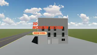 10000 Sqm Large Prefab Steel Buildings Construction Customized Steel Frame House Construction