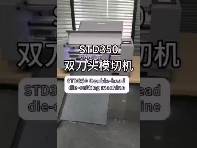 Anycut CCD Camera Contour Double Cutter Head Indentation Die Cutting Machine