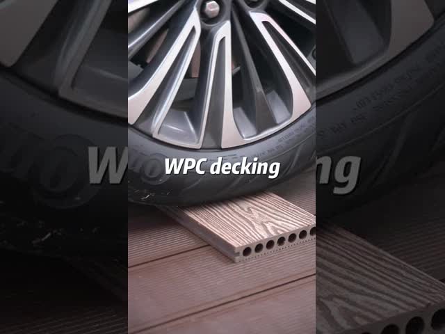 Premium Outdoor WPC Composite Decking | Solid Waterproof Wood Plastic Flooring with Modern Surface Finish