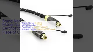 1.2M Gold Plated Toslink Audio Cable for Audiophile Subwoofer Speaker with Textured Shell and Male to Male Connector