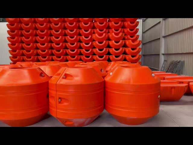 HDPE Dredging Pipe Floats Providing Buoyancy and Support for Discharge Hoses and Pipelines in Various Dredging Environmental Circumstances