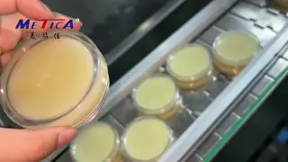 Automatic vaseline and deodorant hot filling machine for cosemetics products