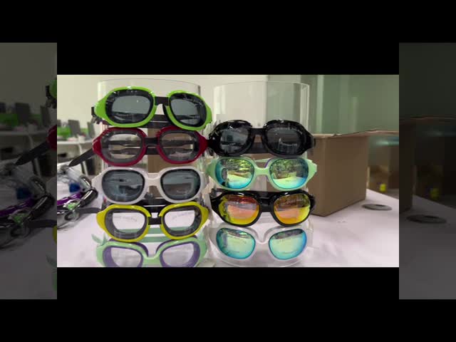 Factory Direct Selling Customized Logo UV Protection Competition Swimming Goggles for Adults