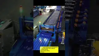 High Speed Roof Panel Roll Forming Machine with Stacker Roof making machine