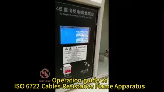 ISO 6722 Fire Testing Equipment