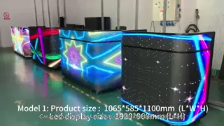 Different Shapes Indoor Creative LED Screen Suitable Curved Environment