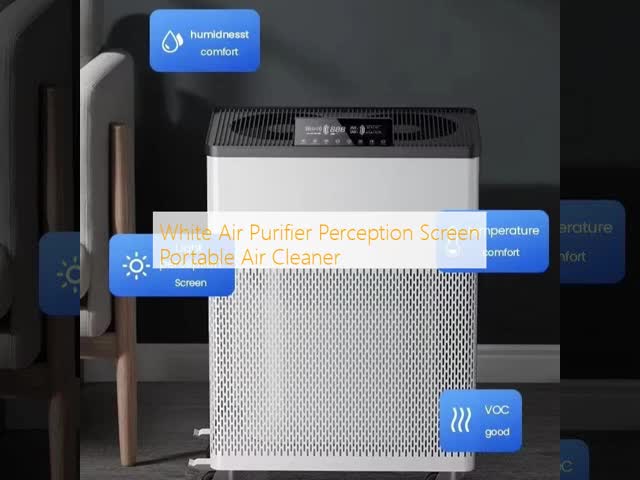 Portable 150W Smart Air Purifier With Light Perception Screen For Home Office